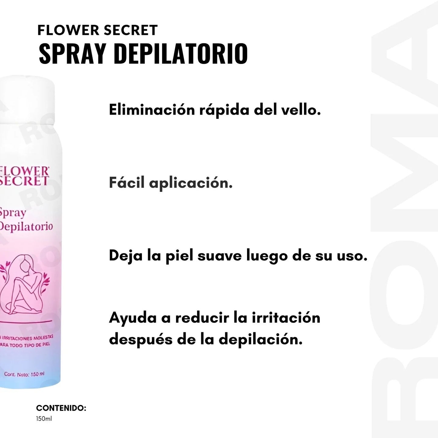 SPRAY DEPILATORIO(con registro sanitario)