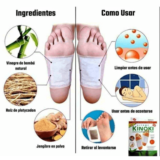 KINOKI-PARCHES DESINTOXICANTES