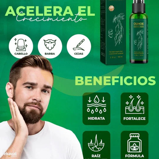 OUHOE -CRECIMIENTO DE CABELLO y BARBA PREMIUM