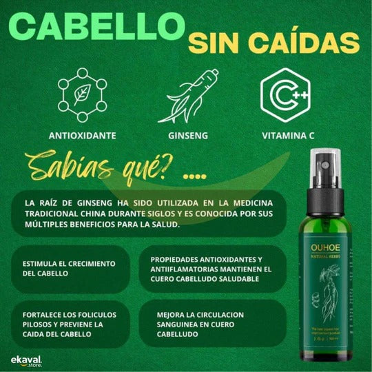 OUHOE -CRECIMIENTO DE CABELLO y BARBA PREMIUM